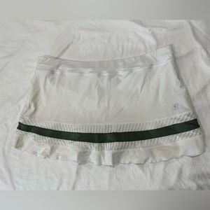 Sofibella 1X White Green Tennis Skort